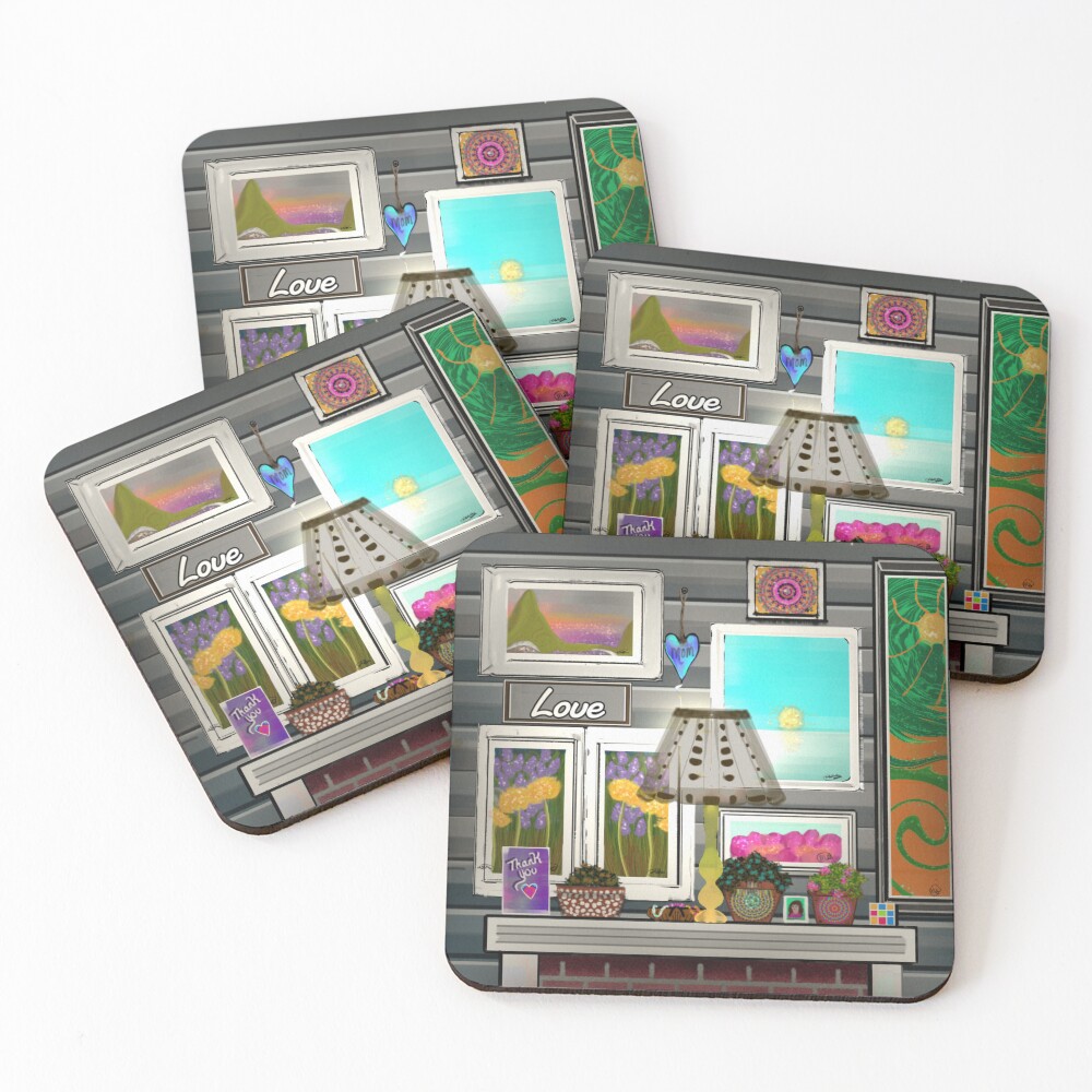 Item preview, Coasters (Set of 4) designed and sold by BomShellsDesign.