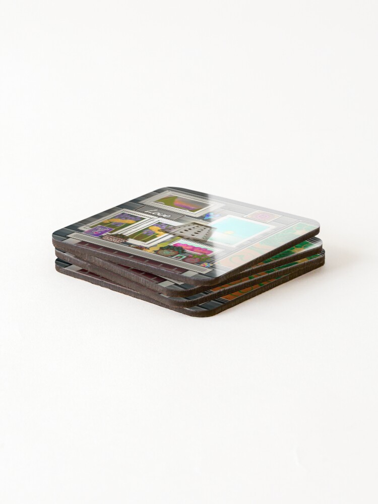 Thumbnail 4 of 5, Coasters (Set of 4), WALL ART designed and sold by BomShellsDesign.