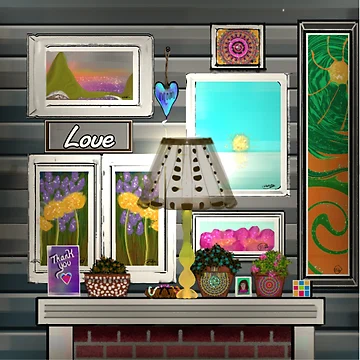 Artwork thumbnail, WALL ART by Shells Designs