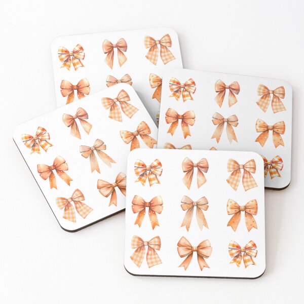 Item preview, Fall Orange Coquette Bows designed and sold by Heather  Wheeler.