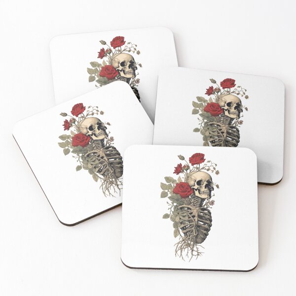 Item preview, Eternal Bloom: Skull and Roses Art designed and sold by -DEEWOLF-.