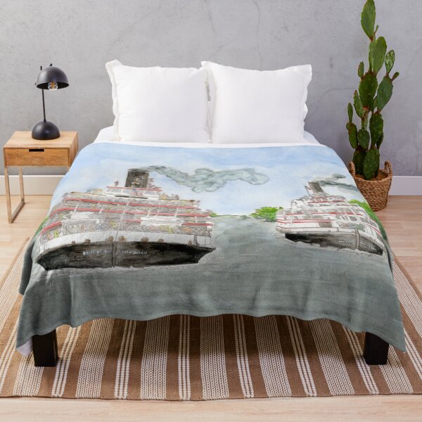 Item preview, The Delta Queen versus the Port of Stockton Sternwheeler Race designed and sold by Dayanna Knight.