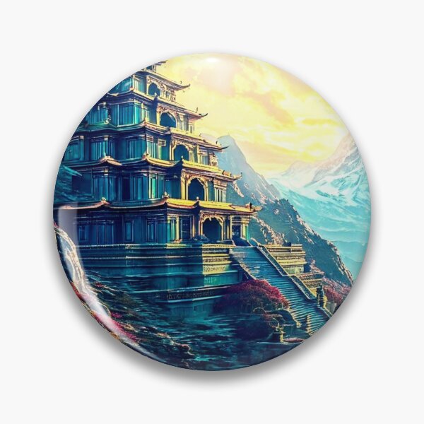 Item preview, Temple Sunset designed and sold by Kingcls.