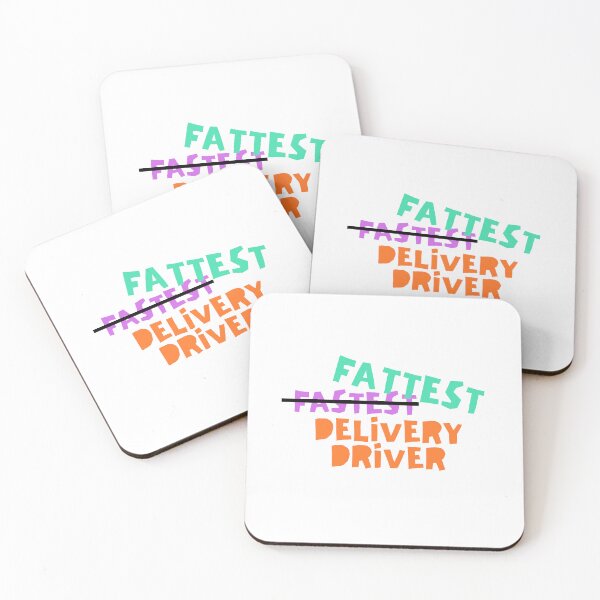 Item preview, Fastest *Fattest* delivery driver designed and sold by GraphikKreative.