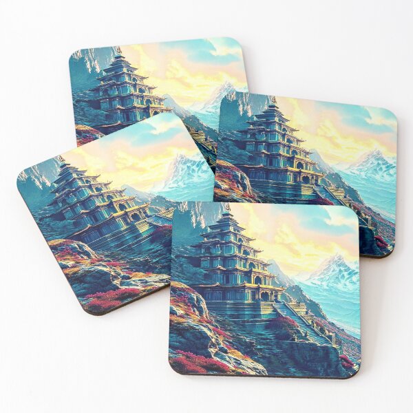 Item preview, Temple Sunset designed and sold by Kingcls.