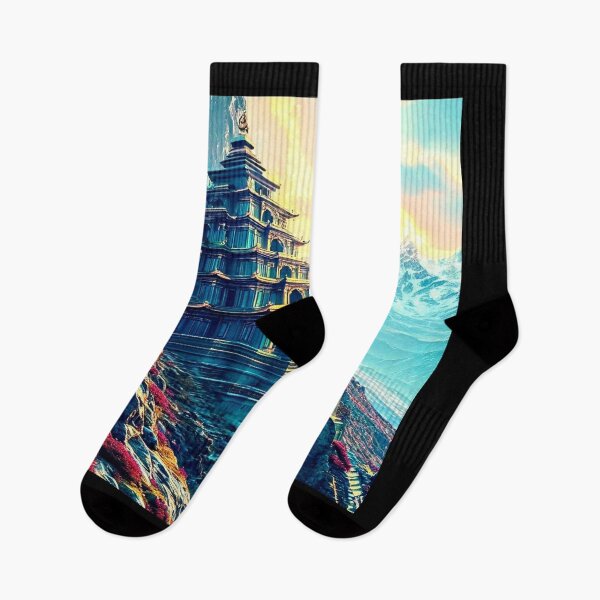 Item preview, Temple Sunset designed and sold by Kingcls.