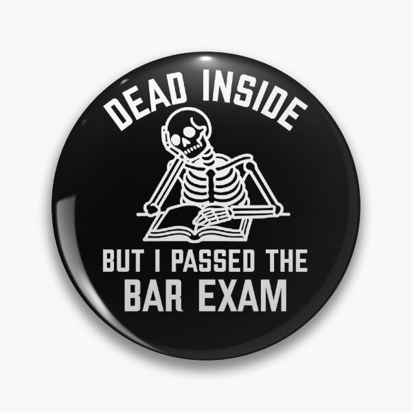 Item preview, Dead Inside But I Passed The Bar Exam New Lawyer  designed and sold by The Junto Shop.