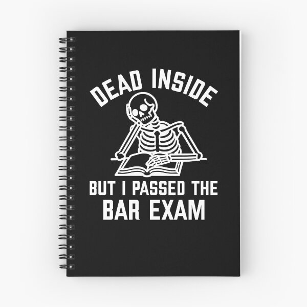 Item preview, Dead Inside But I Passed The Bar Exam New Lawyer  designed and sold by The Junto Shop.