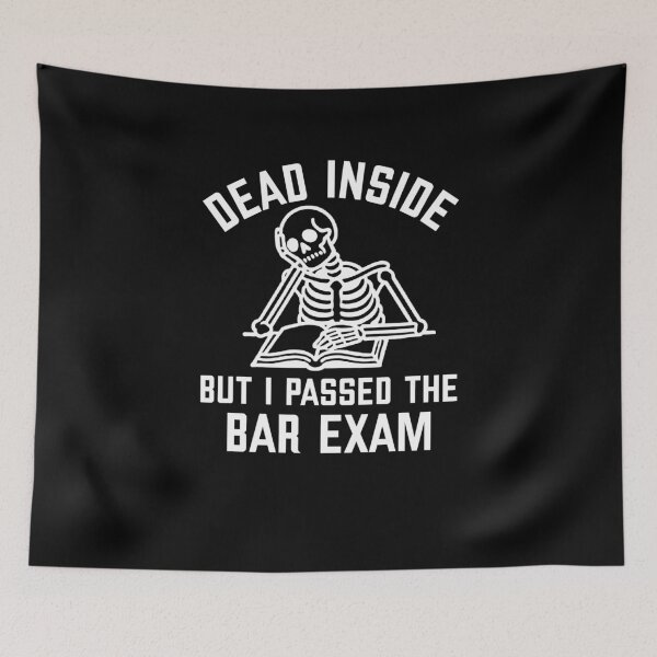 Item preview, Dead Inside But I Passed The Bar Exam New Lawyer  designed and sold by The Junto Shop.