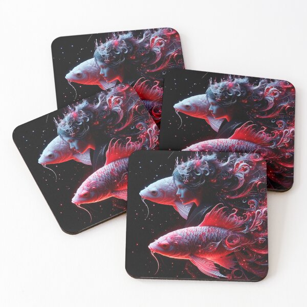 Item preview, "Stellar Harmony: Koi and Radiant Aura". designed and sold by JohanSD.