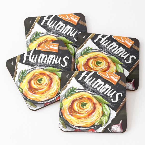 Item preview, Celebrate the Simplicity and Purity of Organic, Vegan Hummus, and Inspire a Lifestyle of Mindful, Healthy Eating designed and sold by FUNqoosh.