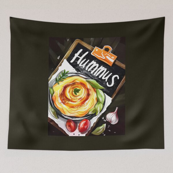 Item preview, Celebrate the Simplicity and Purity of Organic, Vegan Hummus, and Inspire a Lifestyle of Mindful, Healthy Eating designed and sold by FUNqoosh.