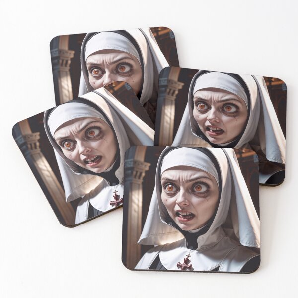 Item preview, Scary Demonic Nun From Hell designed and sold by TheArtOfPat.