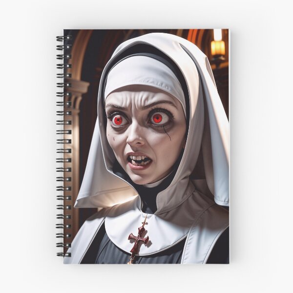 Item preview, Scary Demonic Nun From Hell designed and sold by TheArtOfPat.