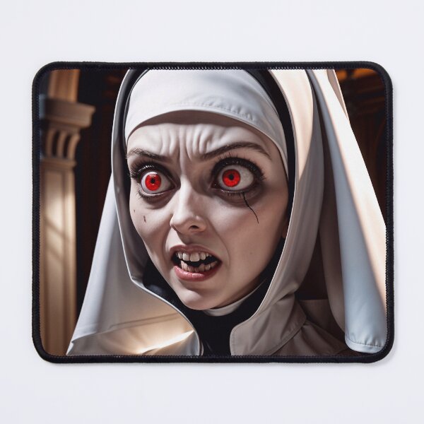 Item preview, Scary Demonic Nun From Hell designed and sold by TheArtOfPat.