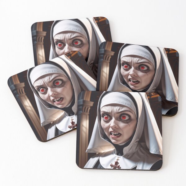 Item preview, Scary Demonic Nun From Hell designed and sold by TheArtOfPat.
