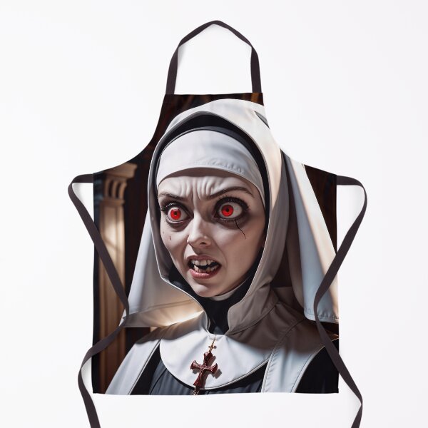 Item preview, Scary Demonic Nun From Hell designed and sold by TheArtOfPat.