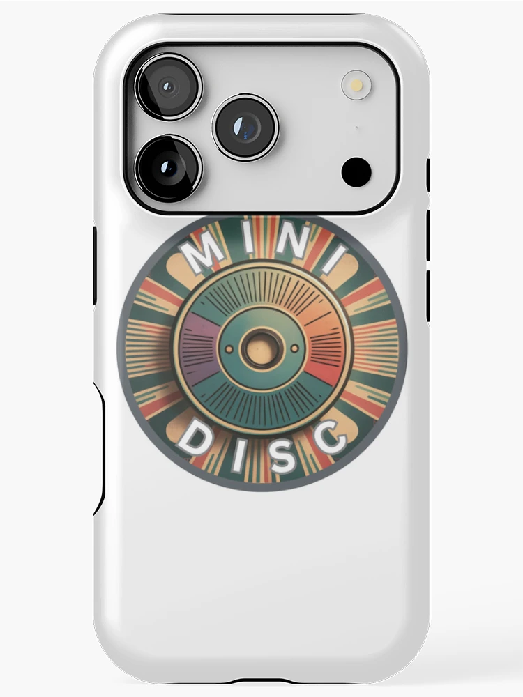 Thumbnail 1 of 4, iPhone Case, Retro Mini Disc Design designed and sold by PING 999 STUDIO.
