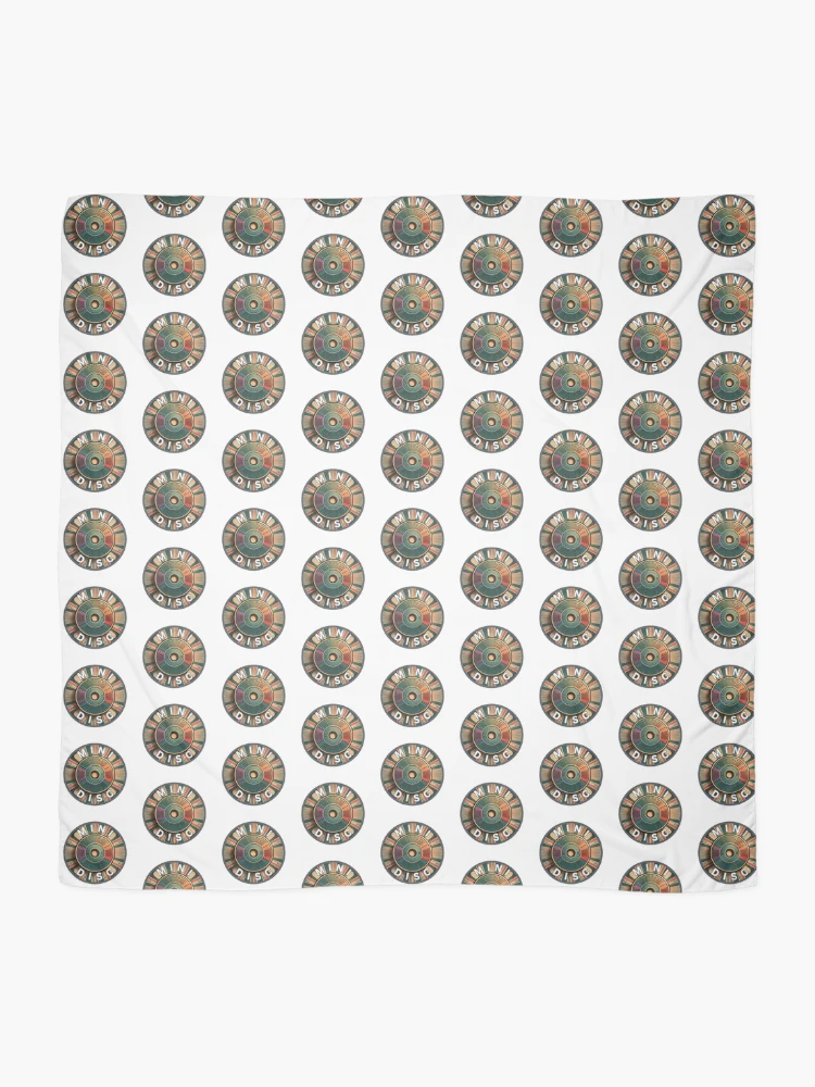 Thumbnail 2 of 3, Scarf, Retro Mini Disc Design designed and sold by PING 999 STUDIO.