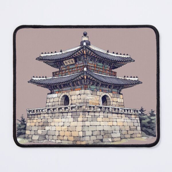 Item preview, Ancient Korean Observatory Sketch Art ,   designed and sold by PaintMeWorld.