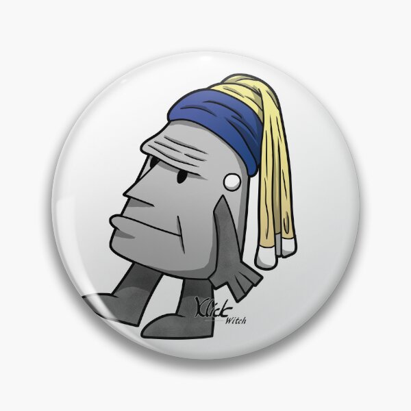 Item preview, Rockman with a Pearl earring designed and sold by KlickWitch.
