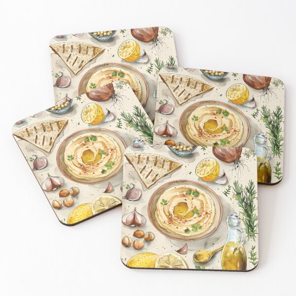 Item preview, Farm to Table Hummus Recipe: The Wholesome Essence of Organic Food- Fresh, Delicious, and Perfect for Any Kitchen designed and sold by FUNqoosh.