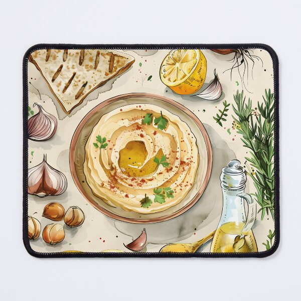 Item preview, Farm to Table Hummus Recipe: The Wholesome Essence of Organic Food- Fresh, Delicious, and Perfect for Any Kitchen designed and sold by FUNqoosh.