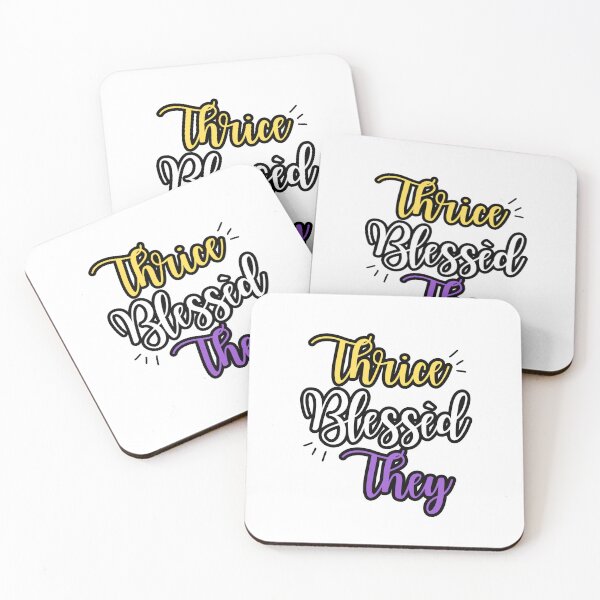 Item preview, Thrice-Blessed They designed and sold by Jess Reed.