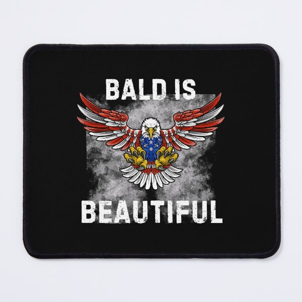 Item preview, Funny Bald Is Beautiful Patriotic Eagle National Bird designed and sold by MagicSD Designs.