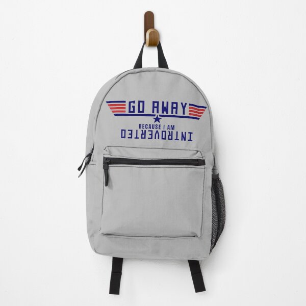 Item preview, Go Away Because I am Introverted - Top Gun Logo designed and sold by LadyEirelyn.