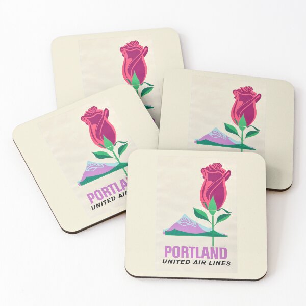 Artikelvorschau, PORTLAND United Airlines Reiseplakat | PORTLAND Reisen entworfen und verkauft von TeeARTHY.