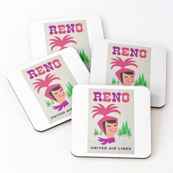Artikelvorschau, RENO United Airlines Reiseplakat | RENO Reisen entworfen und verkauft von TeeARTHY.