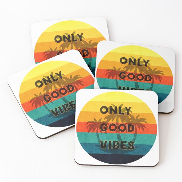 Item preview, Only Good Vibes Retro T-shirt  designed and sold by tortuna.