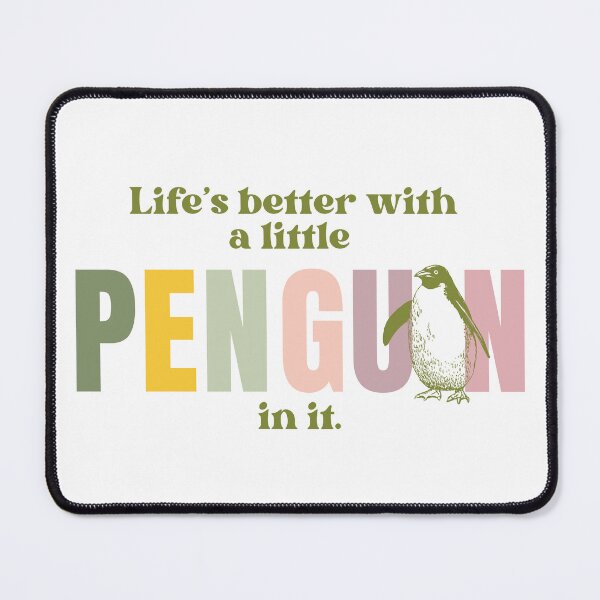 Item preview, Life's better with a little penguin in it.  designed and sold by penguinarchives.
