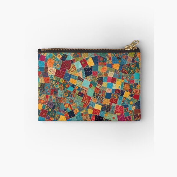 Item preview, Abstract Colorful Patchwork Quilt Pattern designed and sold by calibrit.