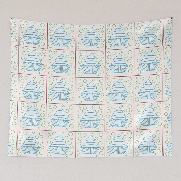 Item preview, Cupcakes Pattern 02 designed and sold by ROSE ANN BANILAR.