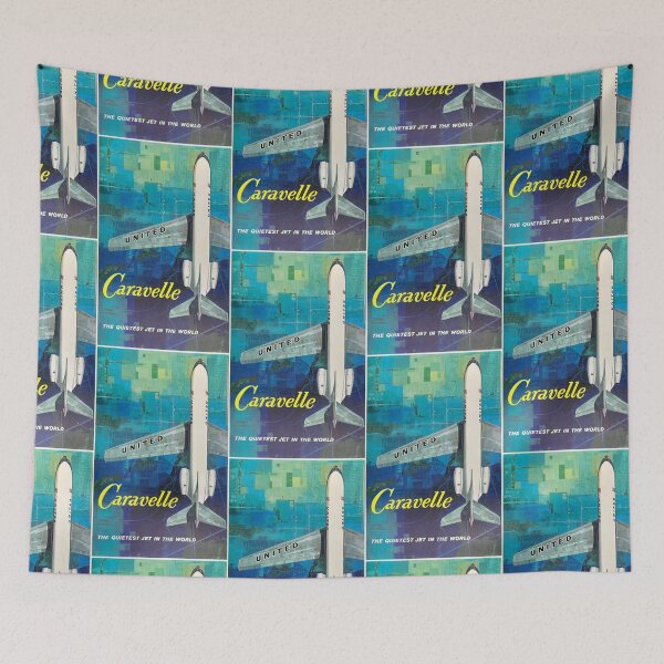 Item preview, UNITED AIRLINES - CARAVELLE  designed and sold by TeeARTHY.