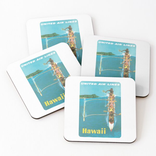 Artikelvorschau, Hawaii United Airlines Reiseposter | Hawaii Reisen entworfen und verkauft von TeeARTHY.