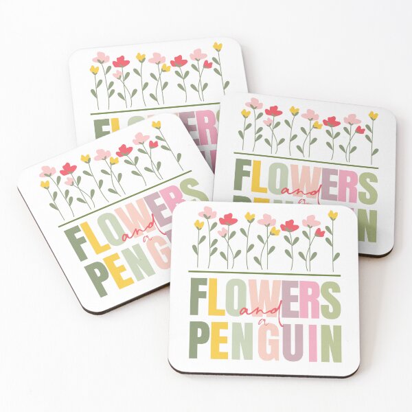 Item preview, Cute Flowers and a Penguin for Penguin Lovers designed and sold by penguinarchives.