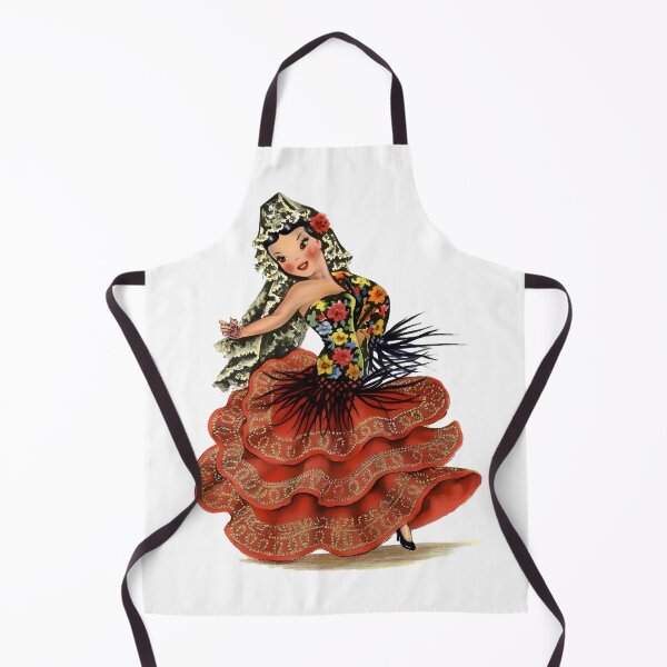 Item preview, Vintage Spanish Flamenco Paper Doll designed and sold by OddPopnyc.