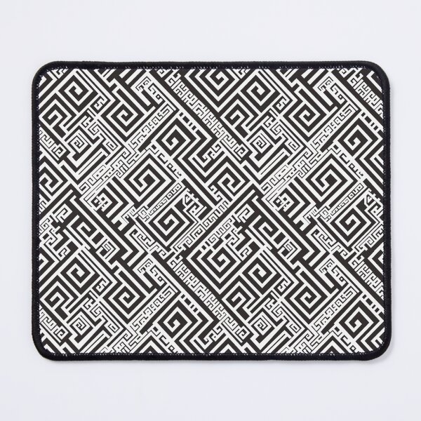 Item preview, Black & White Greek Key Motif II | Seamless designed and sold by Unrooted.