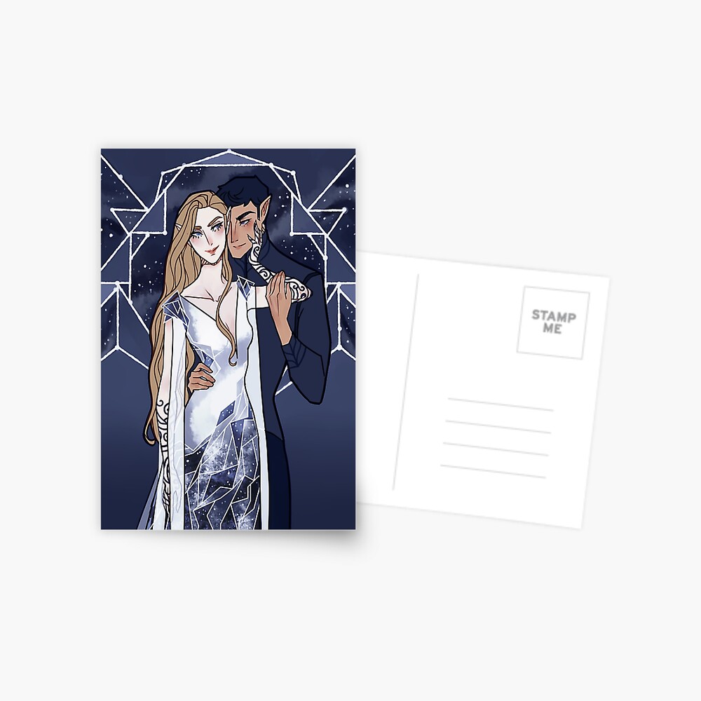 Cosmic Couple Postcard