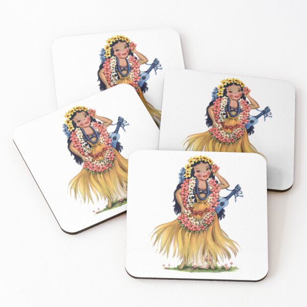 Item preview, Vintage Hawaiian Paperdoll designed and sold by OddPopnyc.