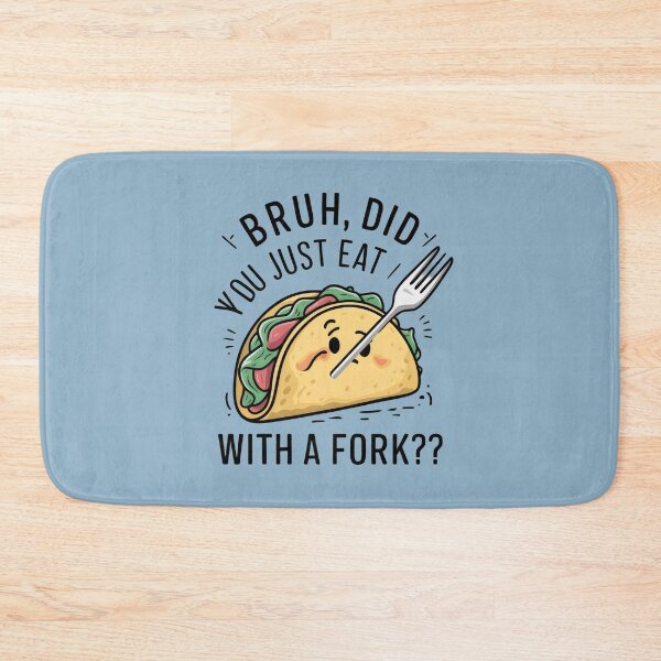Item preview, Forking Taco Humor designed and sold by EnchantedDecor.
