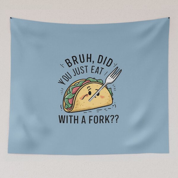 Item preview, Forking Taco Humor designed and sold by EnchantedDecor.