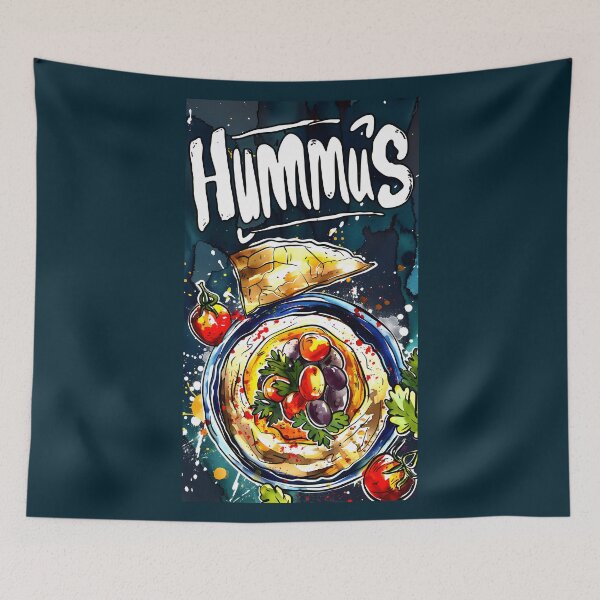 Item preview, Hummus Art: Celebrating Clean Eating and Real Arabic Food - A Middle Eastern Culinary Masterpiece designed and sold by FUNqoosh.