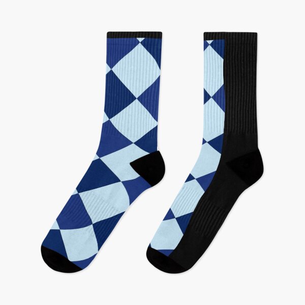 Artikelvorschau, Blau auf Blau Rautenmuster entworfen und verkauft von signshirtz.