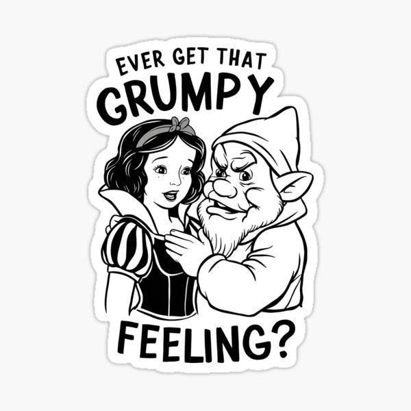 That Grumpy Feeling | Humorous Sticker