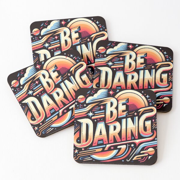 Item preview, Be Daring, typography designed and sold by maxmaj.