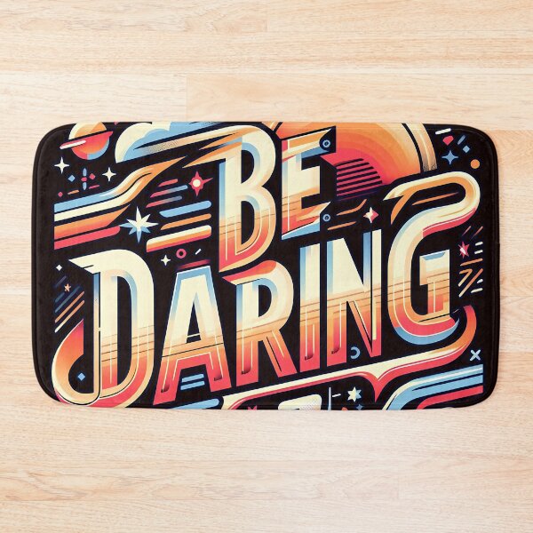 Item preview, Be Daring, typography designed and sold by maxmaj.